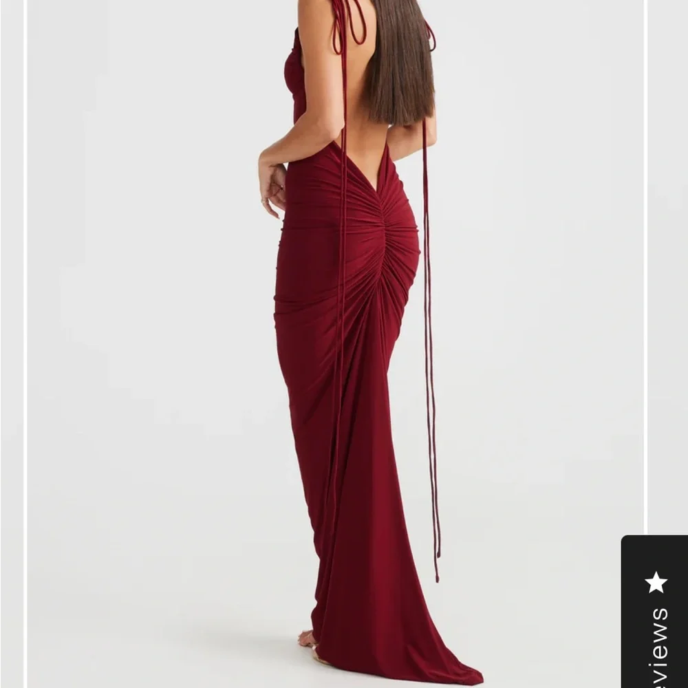 Melanie The Label Gia Gown Wine - Picture 4 of 8